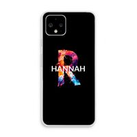 Abstract Spectrum: Pixel 4 Transparant Hoesje