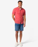 HEMA Heren Short Denim Middenblauw (middenblauw)