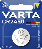 Batterij Varta knoopcel CR2450 lithium blister ÃƒÆ’ 1stuk - thumbnail