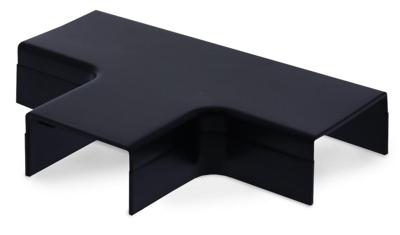 Canalit Systeem25 t-stuk met bodemstuk 25x13mm zwart - 4745730
