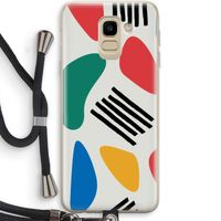 Illustratieve pop 1: Samsung Galaxy J6 (2018) Transparant Hoesje met koord