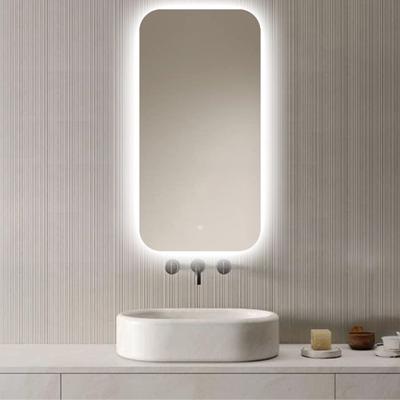 Loxa - Rechthoekige Badkamerspiegel Moderna met led 50x100cm - Dimbaar - 3 Led standen - Condensvrij vlak - Duurzame kwaliteit - Anti Corrosie spiegel - Eenvoudige installatie