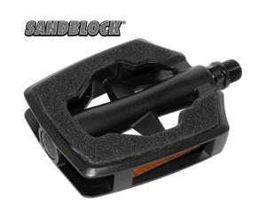 Union pedalen sp-890 alu mat zwart sandblock op kaart
