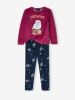 Meisjespyjama van fluweel Harry Potter® marineblauw