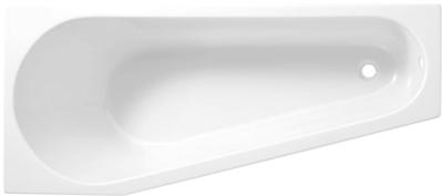 Beaux Bayonne inbouw hoekbad 160x70cm glans wit acryl