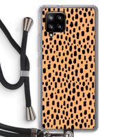 Panter: Samsung Galaxy A42 5G Transparant Hoesje met koord