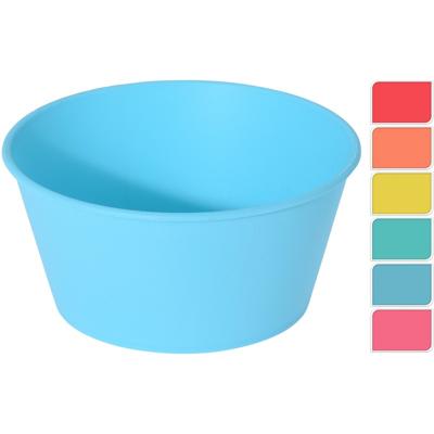 Gekleurde camping en kinder schaaltjes - kommetjes - 12x stuks - kunststof - Dia 13 cm - Camping