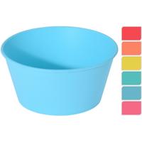 Gekleurde camping en kinder schaaltjes - kommetjes - 12x stuks - kunststof - Dia 13 cm - Camping