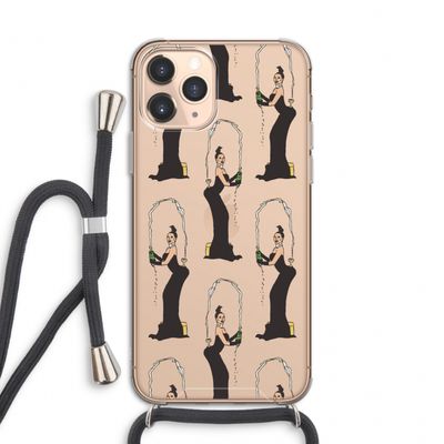 Pop Some Kim: iPhone 11 Pro Transparant Hoesje met koord