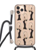 Pop Some Kim: iPhone 11 Pro Transparant Hoesje met koord