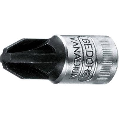 Gedore IKS 20 PZD 2 6187210 Kruiskop Pozidriv Schroevendraaierdop PZ 2 1/4 (6.3 mm)