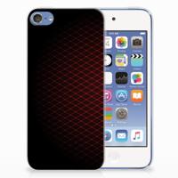 Apple iPod Touch 5 | 6 | TPU bumper | Geruit Rood Apple iPod Touch 5 | 6 | TPU bumper | Geruit Rood