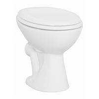 Sanigoods Goos staand toilet wit glans PK - thumbnail