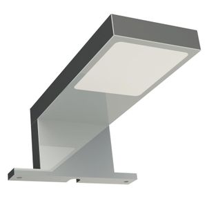 LED Spiegellamp Toreno 8,3 cm 4W 3200K Glanzend Chroom Allibert