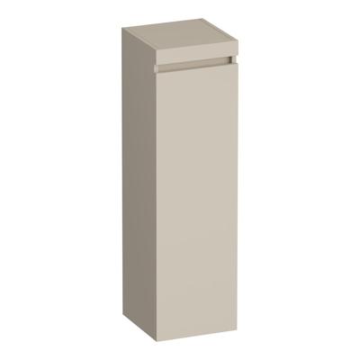 Brauer Joy - Hoge Kast - 120 cm - 1 Deur - Greeploos - Linksdraaiend - Mat Beige