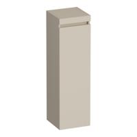 Brauer Joy - Hoge Kast - 120 cm - 1 Deur - Greeploos - Linksdraaiend - Mat Beige