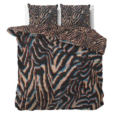 Dekbedovertrek Katoen Stripe Nation Patroon 200x200 Cm Verkoelend Manilla - Dekbed-Discounter.nl