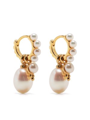 DOWER AND HALL anneaux Timeless à perles - Argent