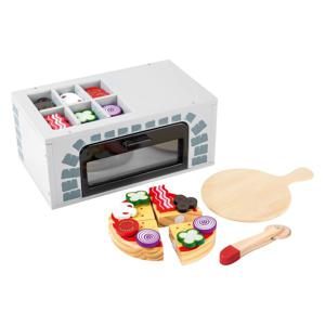 Small Foot Houten Speeleten Pizza-oven Set, 25dlg.