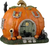 Lemax pumpkin cottage verlicht tafereel Spooky Town 2023
