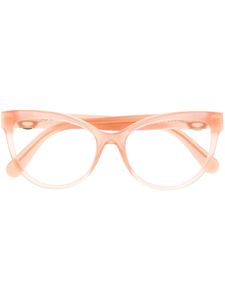 Moncler Eyewear lunettes de vue à monture papillon - Rose