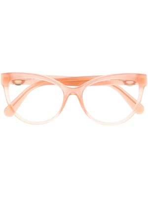 Moncler Eyewear lunettes de vue à monture papillon - Rose