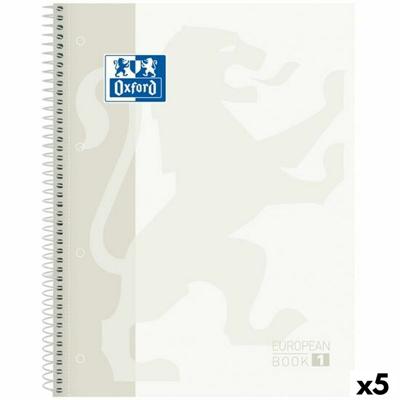 Schrift Oxford CLASSIC EUROPEANBOOK Wit A4 80 Lakens (5 Stuks)