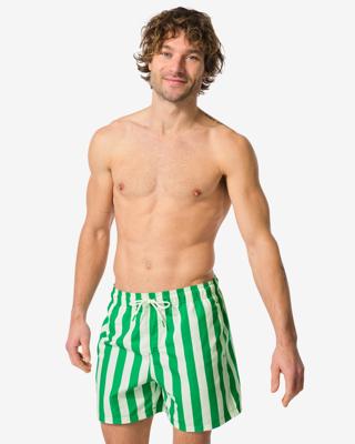 HEMA Herenzwembroek Strepen Groen (groen)