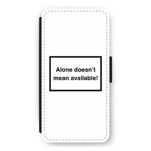Alone: iPhone 12 Pro Max Flip Hoesje