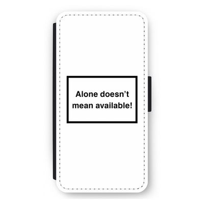 Alone: iPhone 12 Pro Max Flip Hoesje