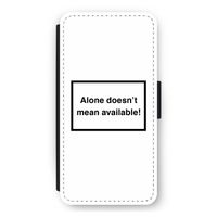 Alone: iPhone 12 Pro Max Flip Hoesje