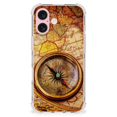 iPhone 16 Telefoonhoesje met valbescherming Kompas iPhone 16 Telefoonhoesje met valbescherming Kompas