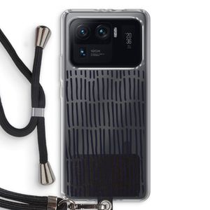 Moroccan stripes: Xiaomi Mi 11 Ultra Transparant Hoesje met koord