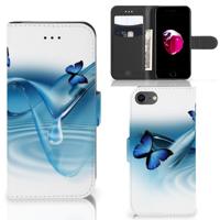 iPhone 7 | 8 | SE (2020) | SE (2022) | Telefoonhoesje | Met pasjeshouder | Vlinders