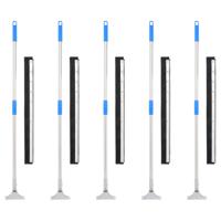 VidaXL Vloertrekkers 5 st 75x122,5 cm staal en rubber