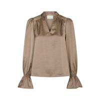 Neo noir - Beige | Dames | Blouse | Beige | 42 | regular | Kamst mode