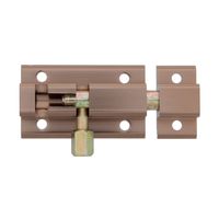 AMIG schuifslot - aluminium - 5 cm - brons - deur - schutting - raam slot   -