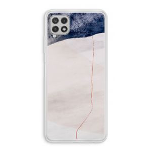 Stone White: Samsung Galaxy A22 4G Transparant Hoesje