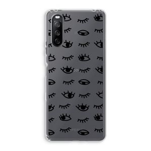 Eye pattern #2: Sony Xperia 10 III Transparant Hoesje