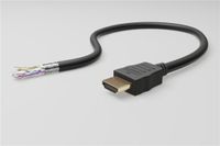 goobay High Speed HDMI kabel 90° met Ethernet (4K@60Hz), 5 meter kabel - thumbnail