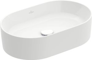 Villeroy & Boch Collaro Opzetwastafel 56x36x14,5cm wit alpin CeramicPlus