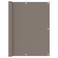 VidaXL Balkonscherm 120x400 cm oxford stof taupe