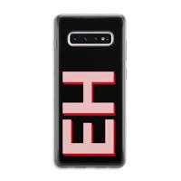 Monogram: Samsung Galaxy S10 4G Transparant Hoesje