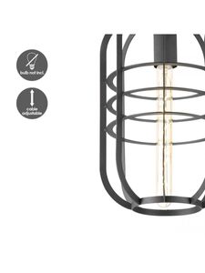 Besselink licht F536040-21 plafondverlichting Zwart E27 LED A