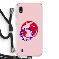 Run The World: Samsung Galaxy A10 Transparant Hoesje met koord