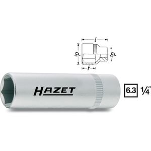 Hazet 850LG 850LG-6 Dop (zeskant) Dopsleutelinzetstuk 6 mm 1/4 (6.3 mm)