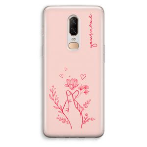 Giving Flowers: OnePlus 6 Transparant Hoesje