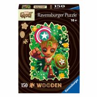 Ravensburger Houten legpuzzel marvel groot, 150st.