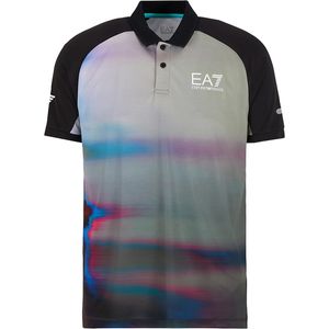 EA7 Graphic Glitch Polo