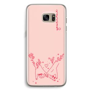 Best Friends: Samsung Galaxy S7 Edge Transparant Hoesje